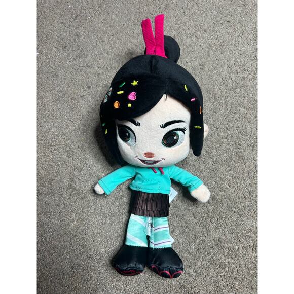 Disney Store Wreck-it-Ralph Sugar Rush Vanellope Von Schweetz Plush Doll 12'' - Picture 1 of 5